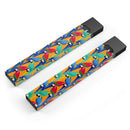 Tropical Twist Parrots v2 - Premium Decal Protective Skin-Wrap Sticker compatible with the Juul Labs vaping device