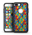 Tropical Twist Parrots v2 - iPhone 7 or 7 Plus Commuter Case Skin Kit