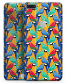 Tropical Twist Parrots v2 - Skin-kit for the iPhone 8 or 8 Plus
