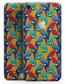 Tropical Twist Parrots v2 - Skin-kit for the iPhone 8 or 8 Plus