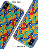 Tropical Twist Parrots v2 - iPhone X Clipit Case