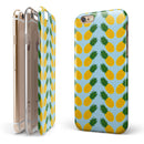 Tropical Twist PineApple v1 iPhone 6/6s or 6/6s Plus 2-Piece Hybrid INK-Fuzed Case