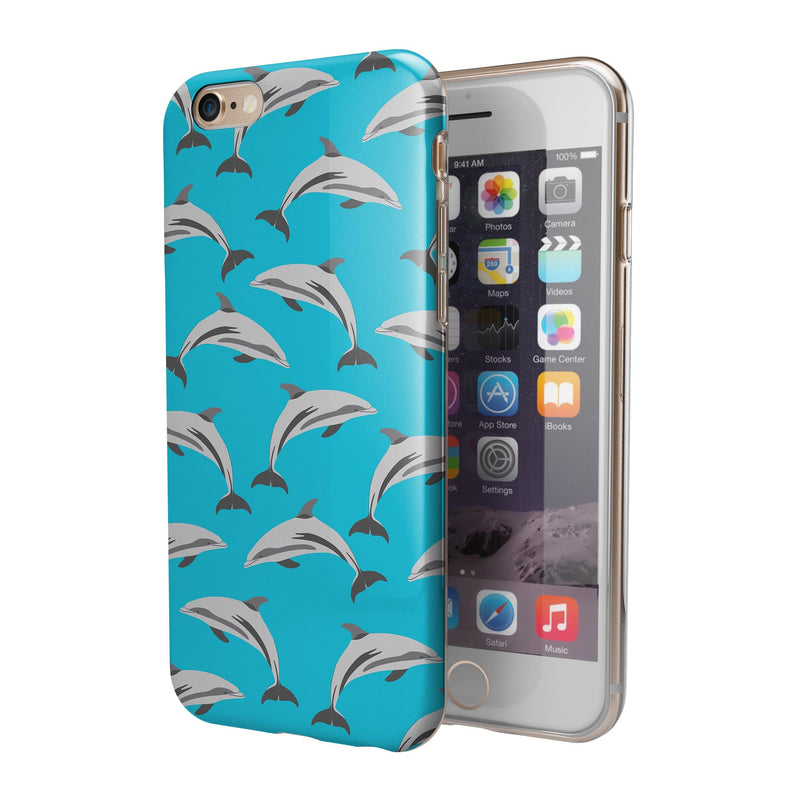 Tropical Twist v13 iPhone 6/6s or 6/6s Plus 2-Piece Hybrid INK-Fuzed Case