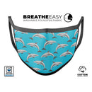 Tropical Twist v13 - Made in USA Mouth Cover Unisex Anti-Dust Cotton Blend Reusable & Washable Face Mask with Adjustable Sizing for Adult or Child