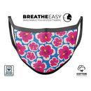 Tropical Twist v5 - Made in USA Mouth Cover Unisex Anti-Dust Cotton Blend Reusable & Washable Face Mask with Adjustable Sizing for Adult or Child