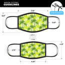 Tropical Twist v6 - Made in USA Mouth Cover Unisex Anti-Dust Cotton Blend Reusable & Washable Face Mask with Adjustable Sizing for Adult or Child