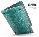 Turquoise Unfocused Glimmer - Skin Decal Wrap Kit Compatible with the Apple MacBook Pro, Pro with Touch Bar or Air (11", 12", 13", 15" & 16" - All Versions Available)