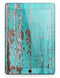 Turquoise Chipped Paint on Wood - iPad Pro 97 - View 6.jpg