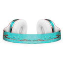 Turquoise Chipped Paint on Wood Full-Body Skin Kit for the Beats by Dre Solo 3 Wireless Headphones