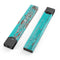 Turquoise Chipped Paint on Wood - Premium Decal Protective Skin-Wrap Sticker compatible with the Juul Labs vaping device