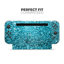 Turquoise Glimmer // Skin Decal Wrap Kit for Nintendo Switch Console & Dock, Joy-Cons, Pro Controller, Lite, 3DS XL, 2DS XL, DSi, or Wii - Vinyl Skin Wrap for Nintendo Switch 2, OLED, Lite, Pro Controller, Wii & Classic Handhelds