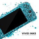 Turquoise Glimmer // Skin Decal Wrap Kit for Nintendo Switch Console & Dock, Joy-Cons, Pro Controller, Lite, 3DS XL, 2DS XL, DSi, or Wii - Vinyl Skin Wrap for Nintendo Switch 2, OLED, Lite, Pro Controller, Wii & Classic Handhelds