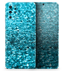 Turquoise Glimmer - Skin-Kit for the Samsung Galaxy S-Series S20, S20 Plus, S20 Ultra , S10 & others (All Galaxy Devices Available)