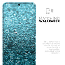 Turquoise Glimmer - Skin-Kit for the Samsung Galaxy S-Series S20, S20 Plus, S20 Ultra , S10 & others (All Galaxy Devices Available)