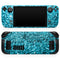 Turquoise Glimmer // Full Body Skin Decal Wrap Kit for the Steam Deck handheld gaming computer