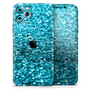 Turquoise Glimmer - Protective Skin Wrap & Decal – Compatible with iPhone SE to iPhone 17 Pro Max (All Models)