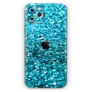Turquoise Glimmer - Protective Skin Wrap & Decal – Compatible with iPhone SE to iPhone 17 Pro Max (All Models)