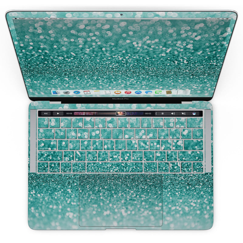 MacBook Pro with Touch Bar Skin Kit - Turquoise_Unfoced_Glimmer-MacBook_13_Touch_V4.jpg?