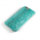 Turquoise Unfoced Glimmer iPhone 6/6s or 6/6s Plus 2-Piece Hybrid INK-Fuzed Case