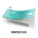 Turquoise Unfoced Glimmer - Premium Protective Decal Skin-Kit for the Apple Credit Card