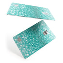 Turquoise Unfoced Glimmer - Premium Protective Decal Skin-Kit for the Apple Credit Card