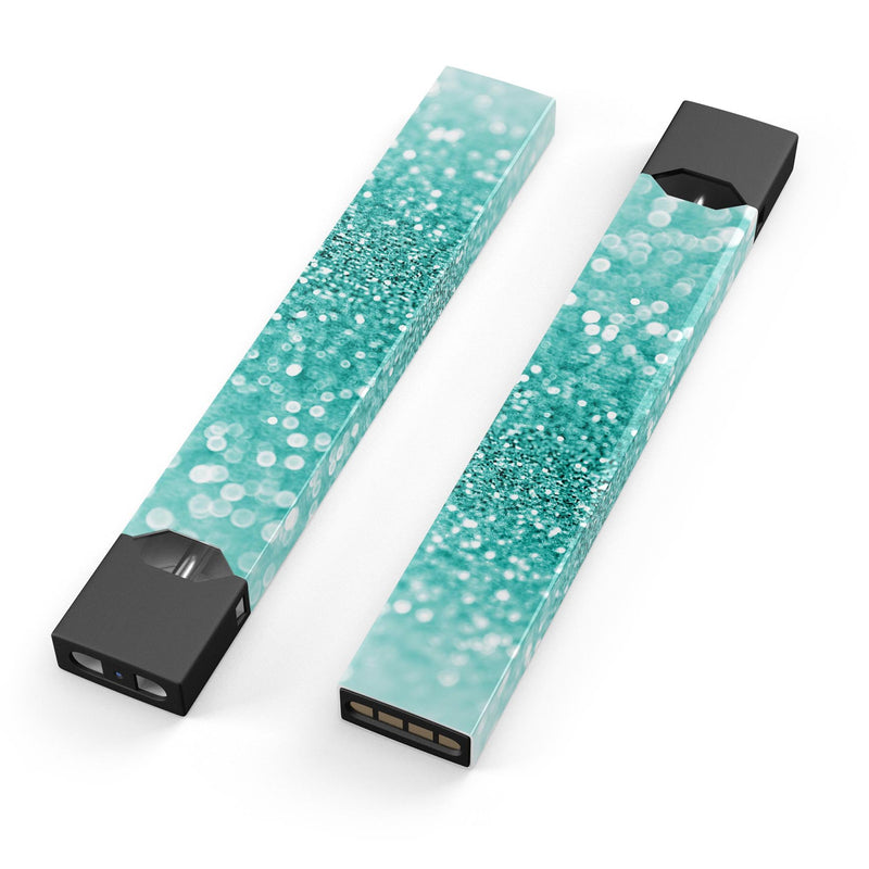 Turquoise Juul Device Turquoise Unfoced Glimmer DesignSkinz Turquoise Juul Device Turquoise Unfoced Glimmer DesignSkinz