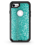 Turquoise Unfoced Glimmer - iPhone 7 or 8 OtterBox Case & Skin Kits