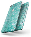 Turquoise Unfoced Glimmer - Skin-kit for the iPhone 8 or 8 Plus