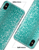 Turquoise Unfoced Glimmer - iPhone X Clipit Case