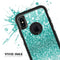 Turquoise Unfocused Glimmer - Skin Kit for the iPhone OtterBox Cases
