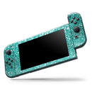 Turquoise Unfocused Glimmer // Skin Decal Wrap Kit for Nintendo Switch Console & Dock, Joy-Cons, Pro Controller, Lite, 3DS XL, 2DS XL, DSi, or Wii - Vinyl Skin Wrap for Nintendo Switch 2, OLED, Lite, Pro Controller, Wii & Classic Handhelds