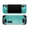 Turquoise Unfocused Glimmer // Full Body Skin Decal Wrap Kit for the Steam Deck handheld gaming computer