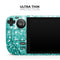 Turquoise Unfocused Glimmer // Full Body Skin Decal Wrap Kit for the Steam Deck handheld gaming computer