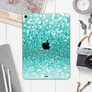 Turquoise Unfocused Glimmer - Full Body Skin Decal for the Apple iPad Pro 12.9", 11", 10.5", 9.7", Air or Mini (All Models Available)