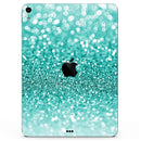 Turquoise Unfocused Glimmer - Full Body Skin Decal for the Apple iPad Pro 12.9", 11", 10.5", 9.7", Air or Mini (All Models Available)
