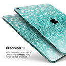 Turquoise Unfocused Glimmer - Full Body Skin Decal for the Apple iPad Pro 12.9", 11", 10.5", 9.7", Air or Mini (All Models Available)