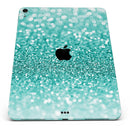 Turquoise Unfocused Glimmer - Full Body Skin Decal for the Apple iPad Pro 12.9", 11", 10.5", 9.7", Air or Mini (All Models Available)