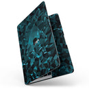 MacBook Pro with Touch Bar Skin Kit - Turquoise_and_Black_Geometric_Triangles-MacBook_13_Touch_V7.jpg?