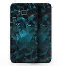 Turquoise and Black Geometric Triangles - Samsung Galaxy S8 Full-Body Skin Kit
