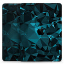 Turquoise and Black Geometric Triangles - Full Body Skin Decal for the Apple iPad Pro 12.9", 11", 10.5", 9.7", Air or Mini (All Models Available)
