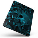 Turquoise and Black Geometric Triangles - Full Body Skin Decal for the Apple iPad Pro 12.9", 11", 10.5", 9.7", Air or Mini (All Models Available)