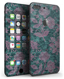 Turquoise_and_Burgundy_Floral_Velvet_v2_-_iPhone_7_Plus_-_FullBody_4PC_v3.jpg