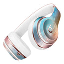 Turquoise to Pink Absorbed Watercolor Texture Full-Body Skin Kit for the Beats by Dre Solo 3 Wireless Headphones