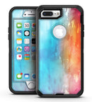 Turquoise to Pink Absorbed Watercolor Texture - iPhone 7 Plus/8 Plus OtterBox Case & Skin Kits