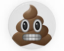 Uh Oh Poo Emoticon Emoji - Skin Kit for PopSockets and other Smartphone Extendable Grips & Stands