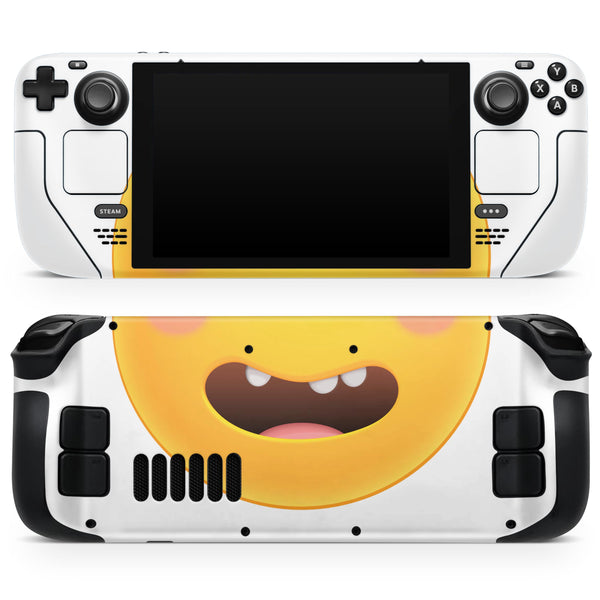 Uhh Friendly Emoticons // Full Body Skin Decal Wrap Kit for the Steam Deck handheld gaming computer