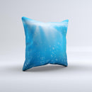 Under The Sea Ink-Fuzed Decorative Throw Pillow