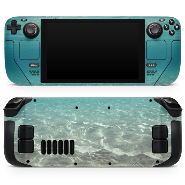 Under The Sea Scenery // Full Body Skin Decal Wrap Kit for the Steam Deck handheld gaming computer