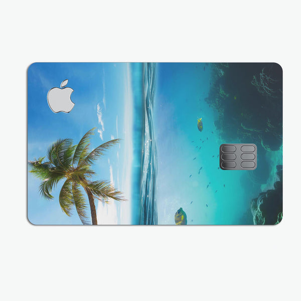 Underwater Reef - Premium Protective Decal Skin-Kit for the Apple Credit Card