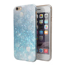 Unfocused Abstract Blue Rain iPhone 6/6s or 6/6s Plus 2-Piece Hybrid INK-Fuzed Case